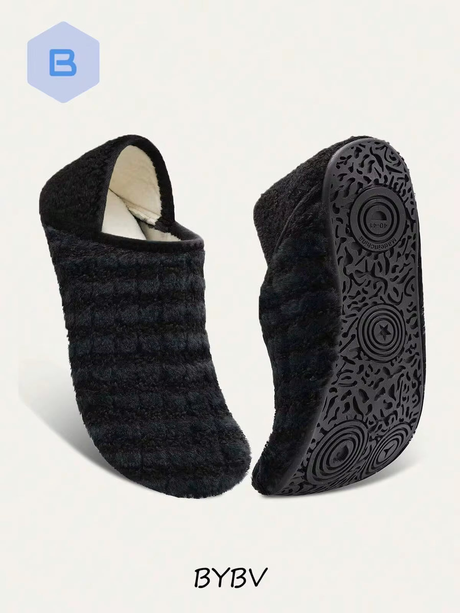 Comfortable Adult Home Slippers, Non-Slip Rubber Sole - Ultra Soft, Lightweight, Warm, Comfortable, Suitable For Indoor/Outdoor