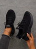 Lightweight Breathable Mesh Sneakers, Non-Slip EVA Sole Lace-Up Low-Top Running & Tennis Shoes For Men And Women, Retro All-Season Fitness Wear